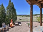 Kiva Fire Place and Mountain Views